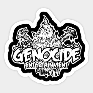 Genocide Invasion (White) Sticker